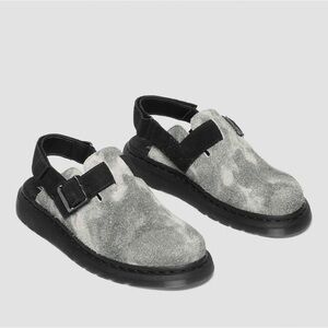 Dr. Martens JORGE II HAIRY SUEDE SLINGBACK MULE